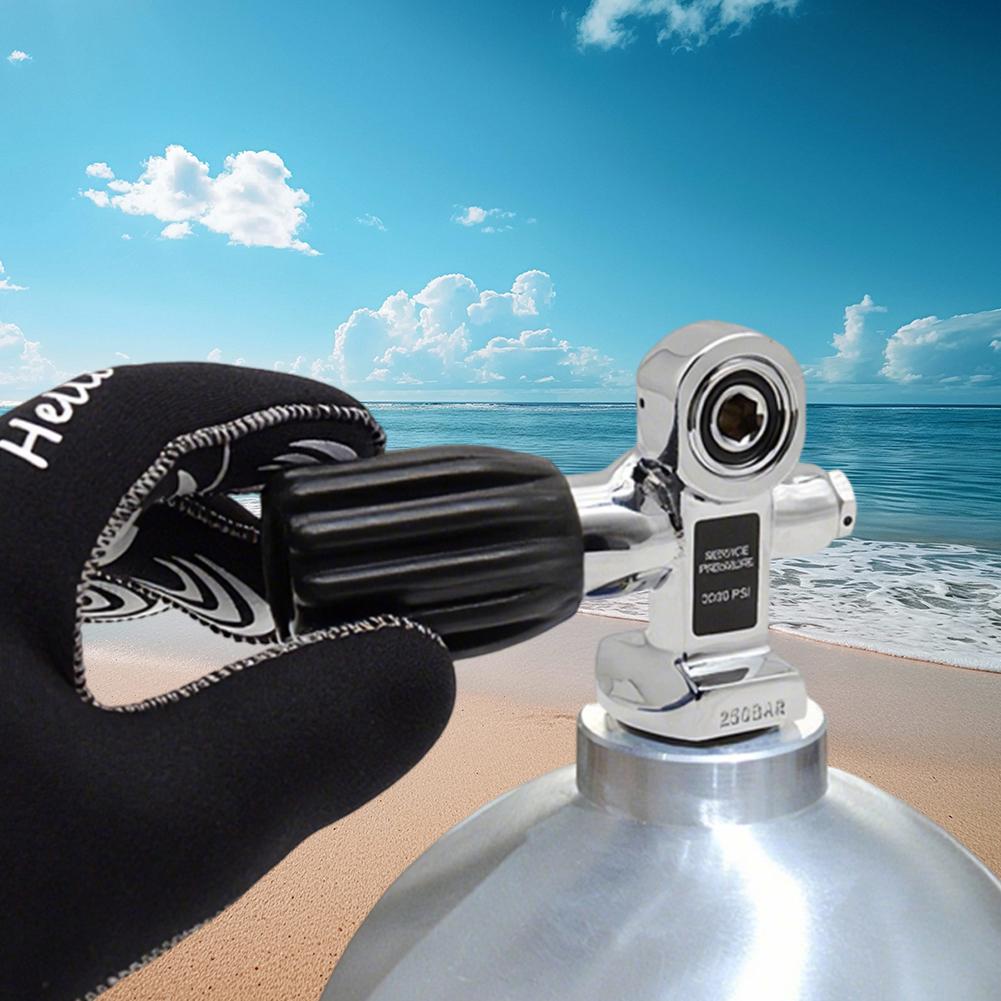 Scuba Diving Tank Valve Knob Air Tank Valve Cap Non Slip Diving Tank Valve Cover Scuba Tank Valve Handwheel Diving Accessories