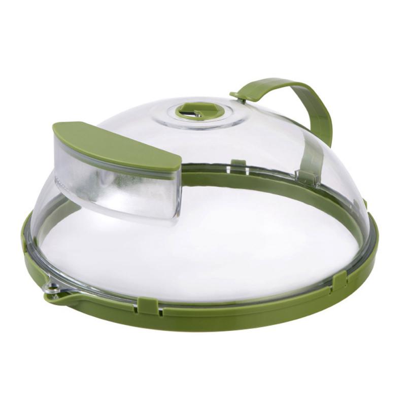 מכסה למיקרוגל למזון, מכסה שקוף למניעת התזות במיקרוגל עם אידוי מים וידית, מכסי צלחת 10 אינץ', גאדג'טים למטבח