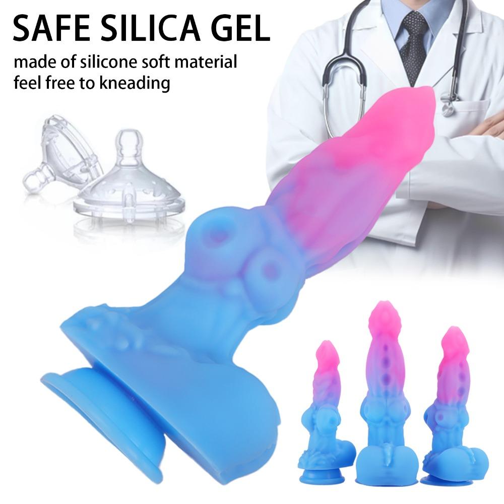 Realistic Animal Shaped Dildo for Women - Soft Silicone Adult Toy for Intimacy & Play