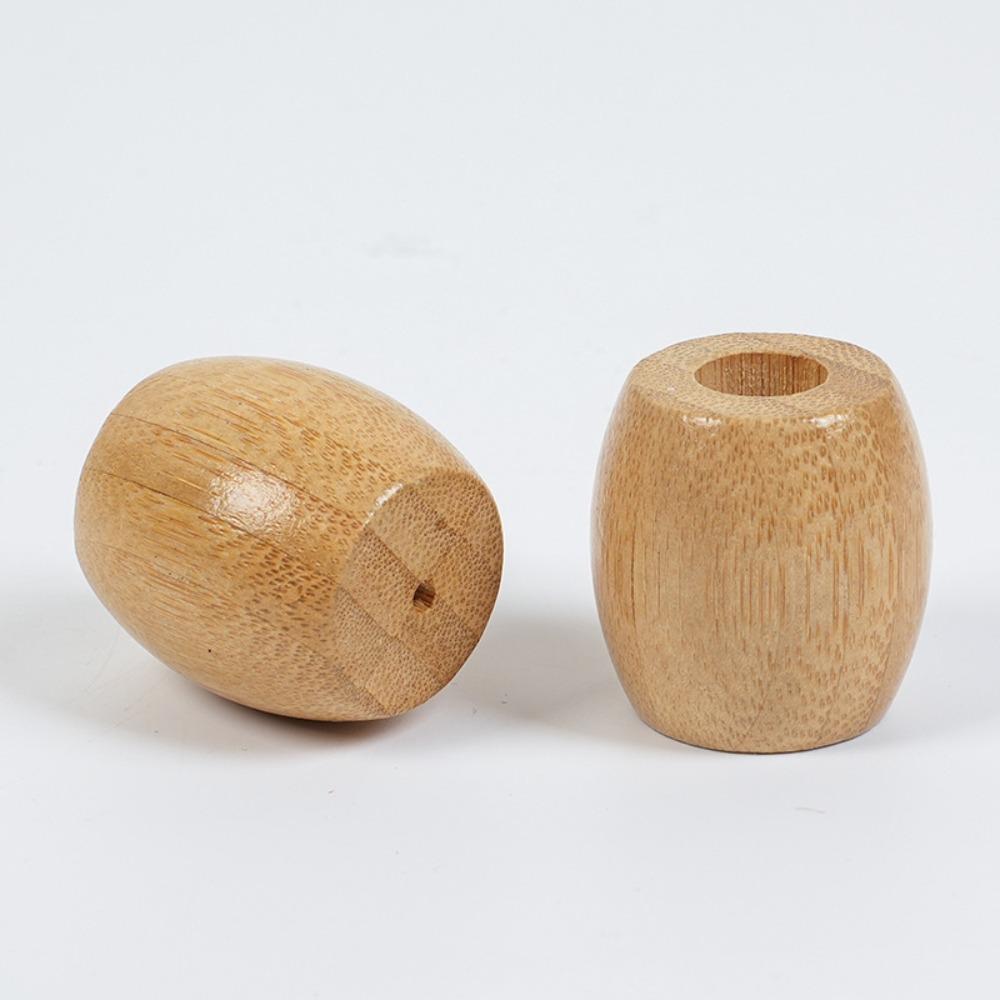 Bamboo Toothbrush Holder Wooden Toothbrush Stand Bathroom Organizer for Makeup Brush Holder Pen Container Bathroom Accessories