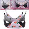 Pet Hamster Hanging Hammock Summer Double Sided Hammock Suitable for Parrots Rabbits Mice SquirrelsS Strawberry
