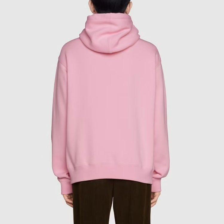 Gucci Sweatshirts Men's Pink Hooded Moderate Regular 626989-XJDOR-5904