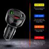 4 Ports Usb Car Charger Quick Charge 3.0 Qc 3.0 7a Fast Charging For Iphone 13 12 11 Xiaomi Huawei Samsung Phone Car Usb Charger