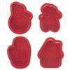 Christmas Cookie Cutters 4-Pack