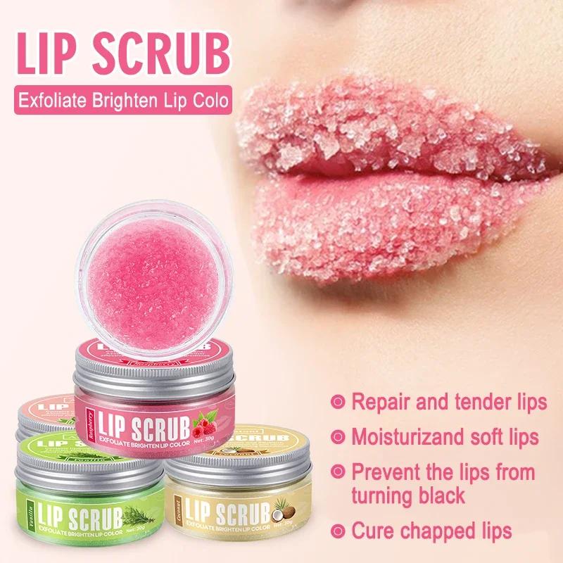 Lippenpeeling Vanille Kokoswasser Wassermelone Lippen aufhellend Peeling Lippenbefeuchtend Für Frauen Lippenpflege