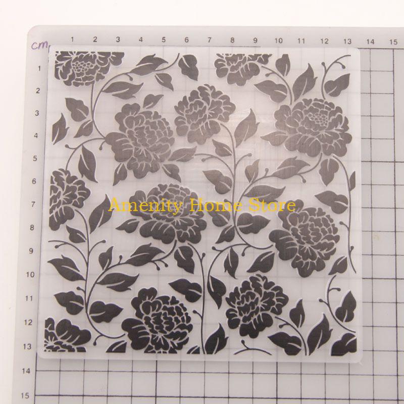 F26C Flowers Embossing Folder Template for Gift Scrapbooking Photo Album Card Paper DIY Craft Making Decor Mold Decoration