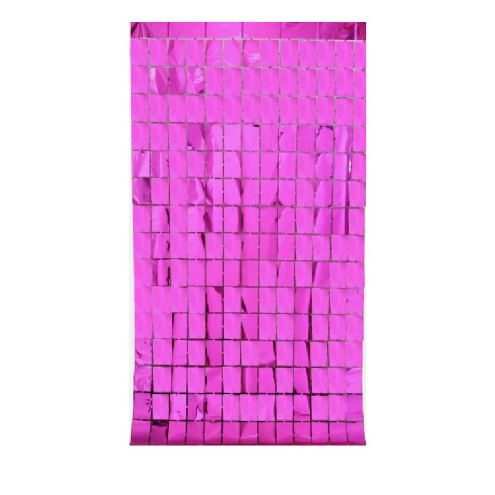 

Large & Small Square Block Glitter Rain Curtain Party Decoration, 1x2 Meters 1*2 Meters
