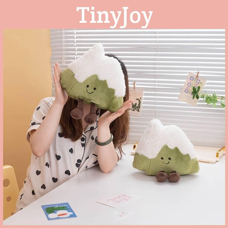 Adorável Mini Boneco de Pelúcia Montanha de Neve Brinquedo Macio para Abraçar para Decoração de Carro Casa e Presentes