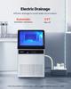 VEVOR Commercial Ice Maker Machine with Pump, 59 KG/24H with 15 KG Storage, 45 Cubes per Cycle