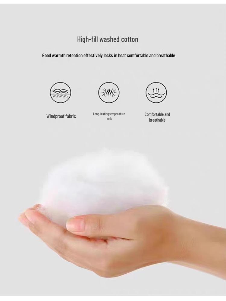 Unisex Trendy Stand Collar Thick Puffer Jacket - Winter Cotton-Padded, Loose Fit for Men and Women