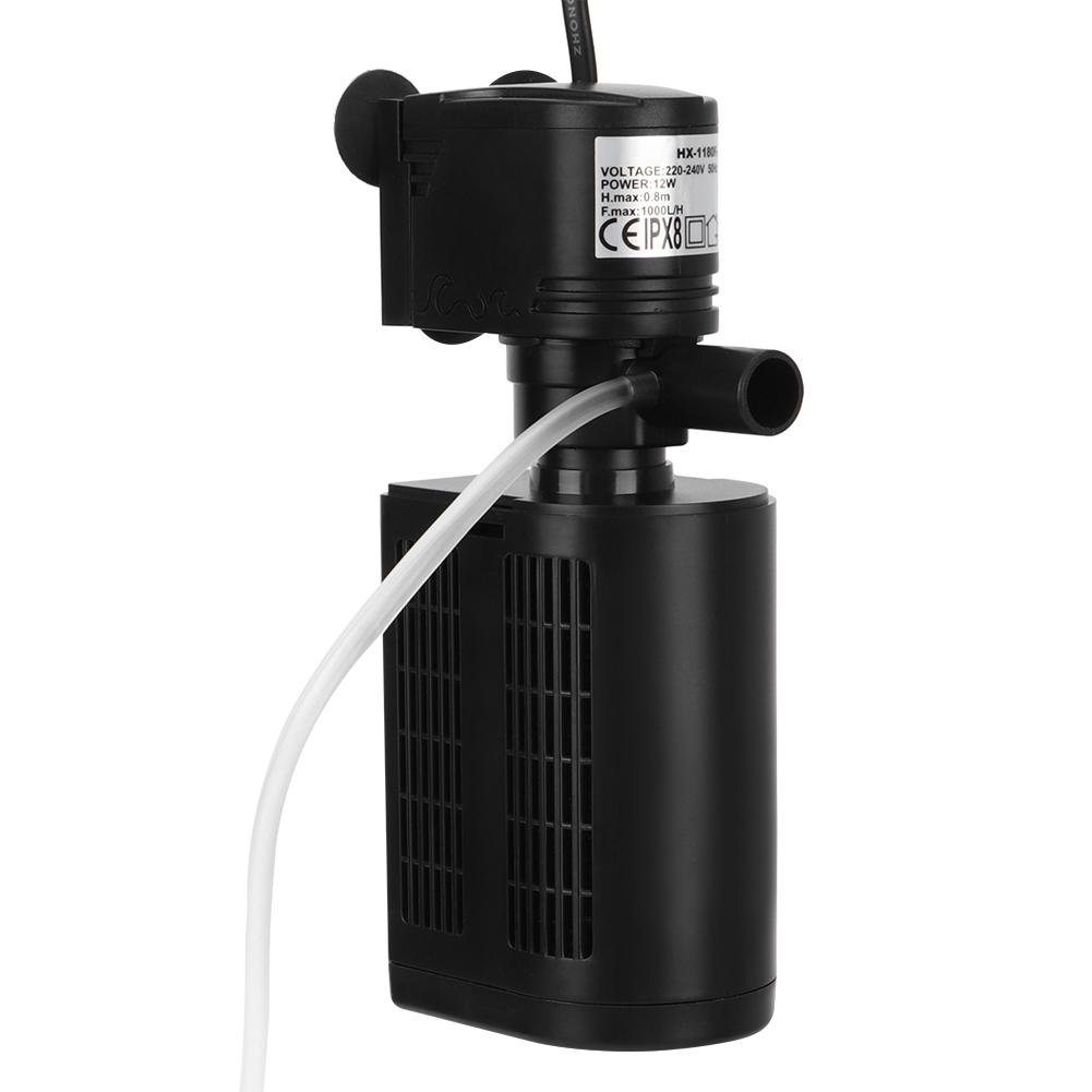 3 in 1 Filter Filtering Oxygen Aeration Pump Water for Fish   Aquarium