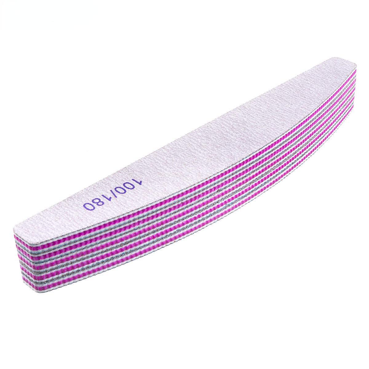 

100/180 Grit Пилочка для ногтей Полировка Шлифовальный буферНый блок Удаление лака для ногтей Маникюр Инструмент для лака для ногтей