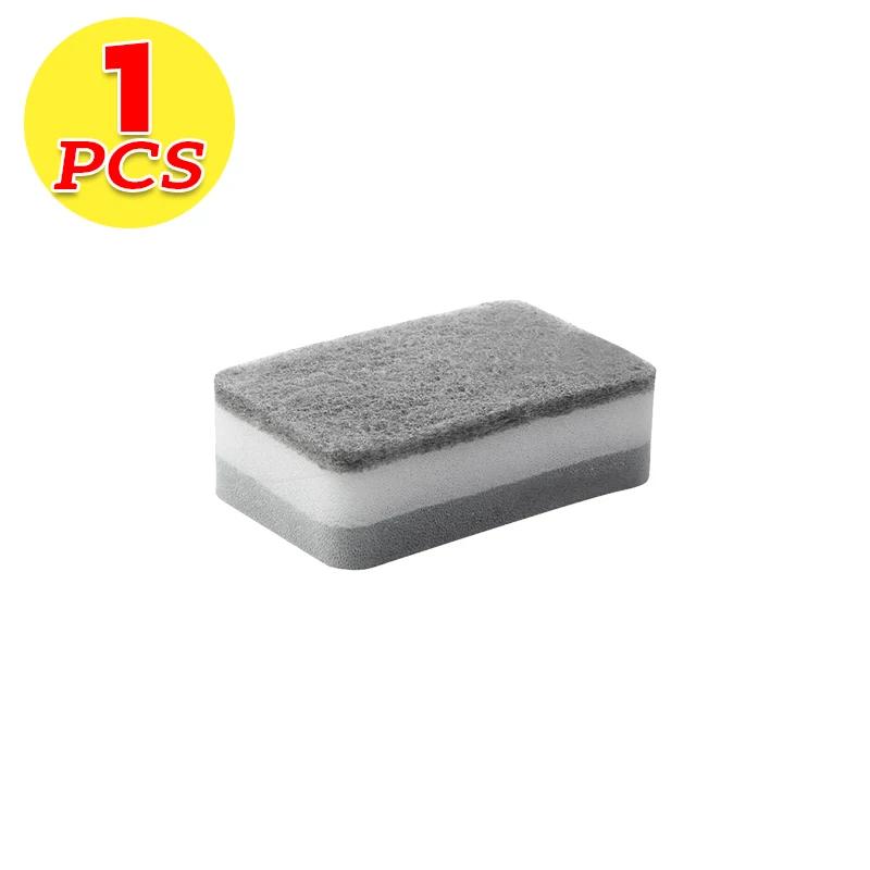 20/1pcs Magic Cleaning Sponges Double-sided Reusable Kitchen Sponge Wipes Pan Pot Dishwashing Scouring Pads Brush Clean Tools