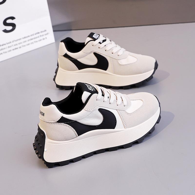 Women's shoes new Forrest Gump dad shoes women's 2025 spring versatile running sports platform heightening casual shoes AM1091