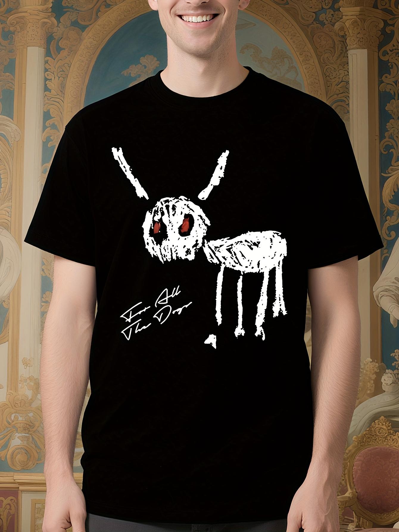 100% Cotton Drake for All The Dogs Album Graphic Tshirt -... XXXL