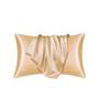 Pillowcase Silk Pillow Cover Silky Satin Hair Beauty Pillow Case Comfortable Pillow Case Home Decor wholeStandard/Queen 1PC