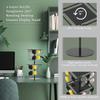 1/2-Layer 360° Rotating Sunglasses Display Stand Acrylic Clear Glasses Organizer Holder Desktop Rack up to 12 / 24 Eyeglasses