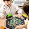 Connecting Corners Triggle Chess Game Triggle Rubber Band Game Toy For Kid Interactive Board Game Battle Set For Family Party