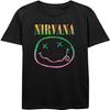 Nirvana 'Sorbet Ray Smile' (Μαύρος) Κοντομάνικη μπλούζα (Μεσαίο)