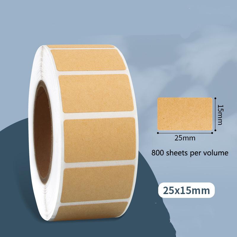 

Kraft Paper Sealing Tape in Roll Form Hand-written Classification Packaging Marks Self-adhesive Paper