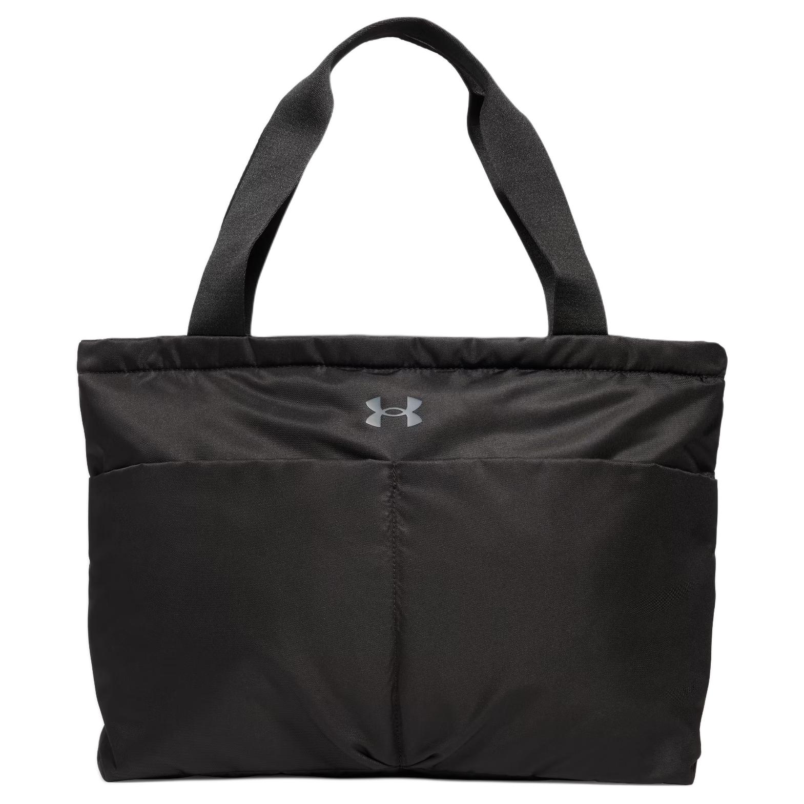 

New Under Armour Water Resistant Fabric Tote Bag Shopping Bag Handbag Women s Black 1388920-001 45.5*14.5*29.7CM