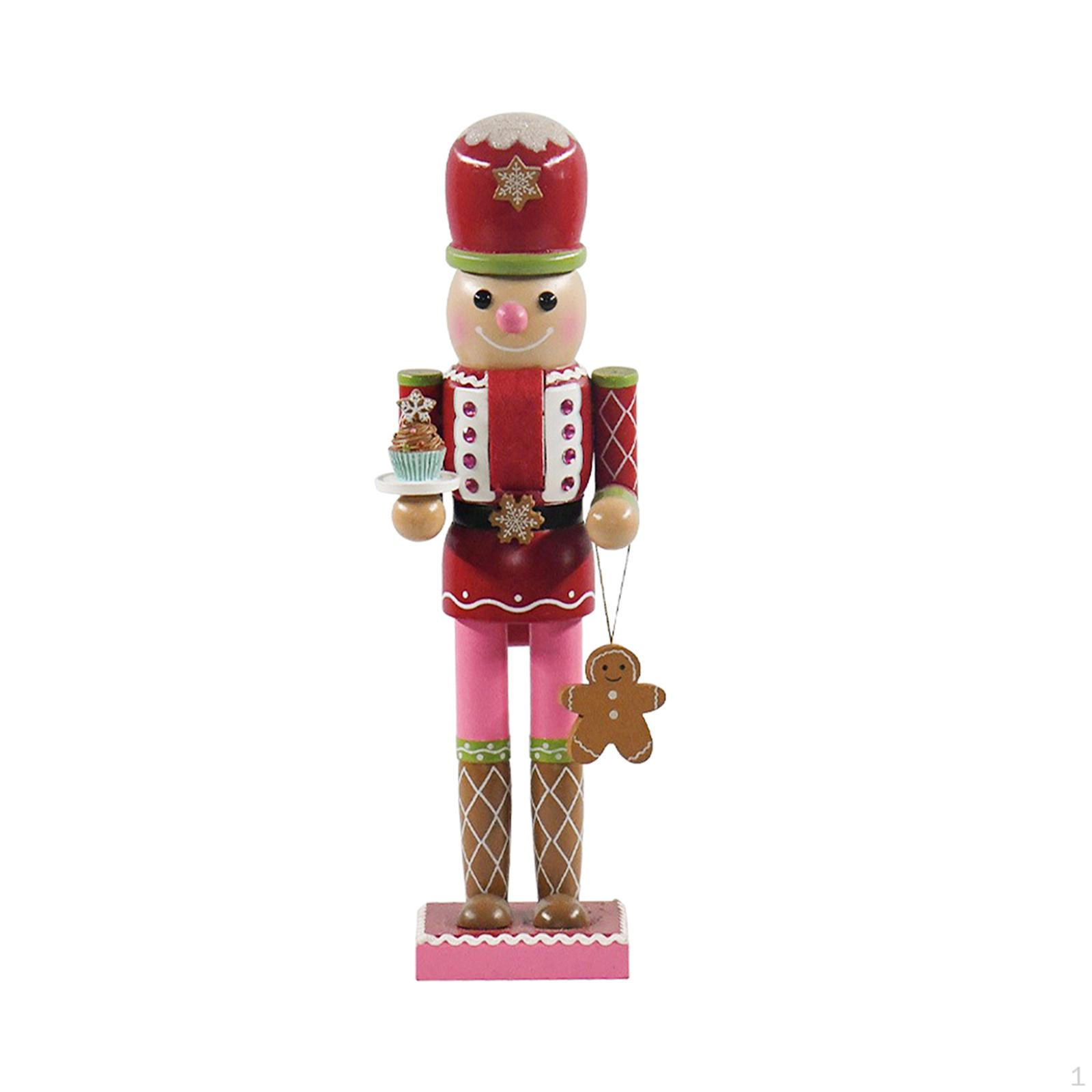 Classic Wooden Nutcracker Figurine for Festive Home Decor Style B