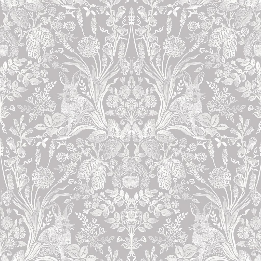 Holden Décor Harlen Wald-Damast-Tapete