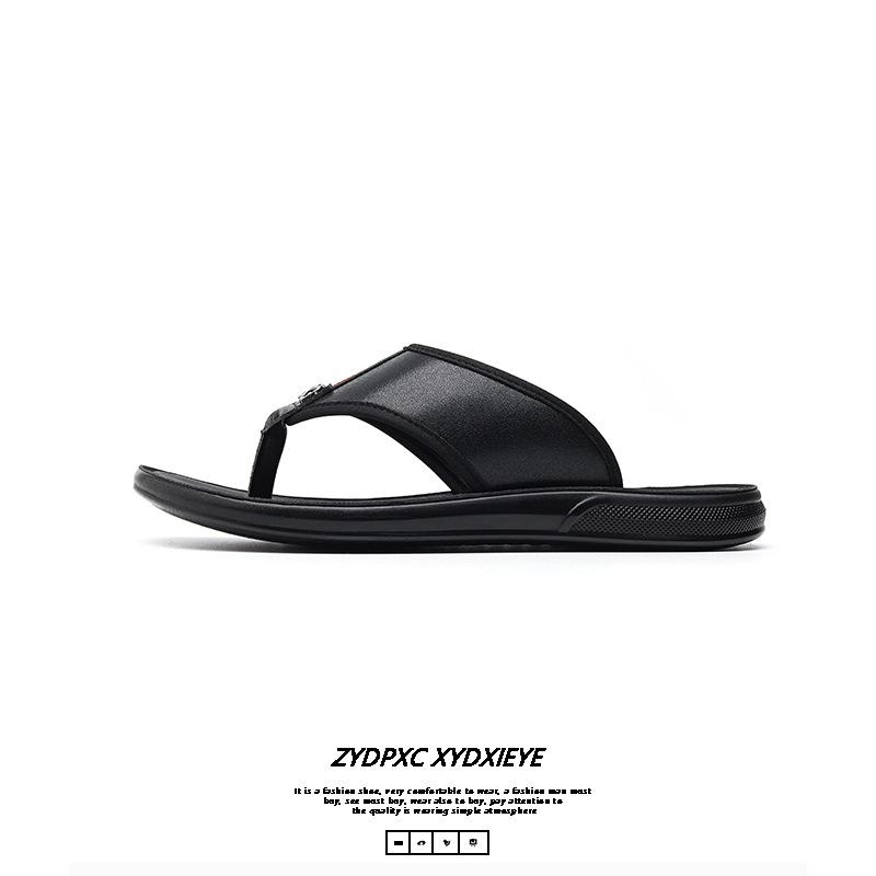 

Шлепанцы мужские трендовые летние пляжные туфли повседневная ветроустойчивая обувь нескользящие износостойкие сандалии модный бренд Drag 806-B 38 чёрный