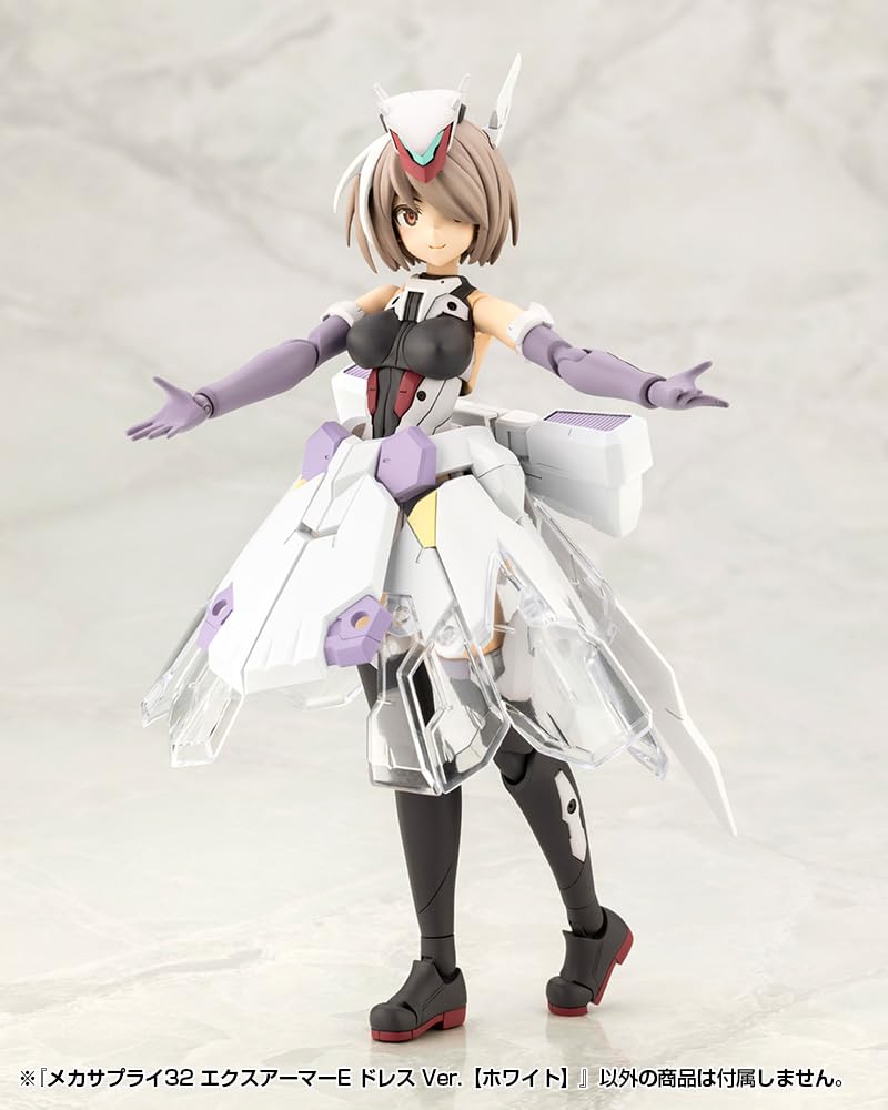 Kotobukiya Modeling Support Goods Mecha Supply 32 E Dress Height 84mm Plastic Model M.S.G Ex-Armor Ver. [White] approx. Non-scale