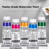 Akademiequalität 15ml/0.5oz Tuben Extrafeine Aquarellfarbe Gute Transparenz für Kunstmalerei Studenten Künstler Zeichenmaterial