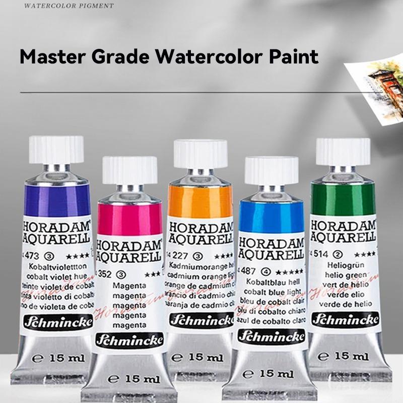 Akademiequalität 15ml/0.5oz Tuben Extrafeine Aquarellfarbe Gute Transparenz für Kunstmalerei Studenten Künstler Zeichenmaterial