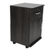 Mobile File Cabinet Multiple Drawers Sturdy Under Desk Rolling File Cabinet with Locks Wheels for Home Office Walnut