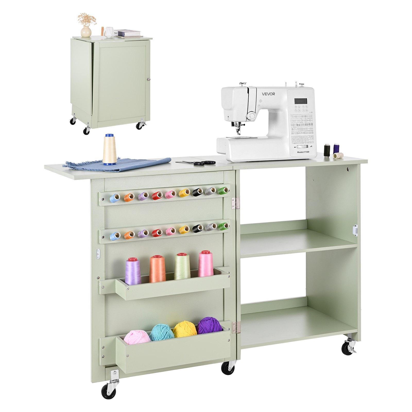 VEVOR Folding Sewing Table, Multipurpose Sewing