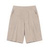 Sommer 2026 High Waist Baumwoll-Leinen Lässige Lockere Shorts mit Taschen