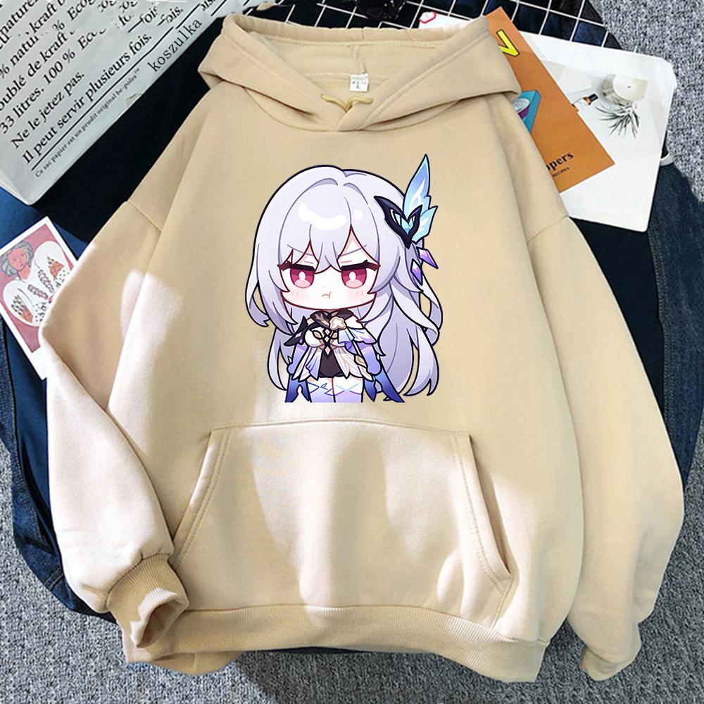Sudadera con capucha Skirk de Genshin Impact Moda Estética Sudaderas de Videojuegos Unisex Otoño Invierno Sudaderas de Anime