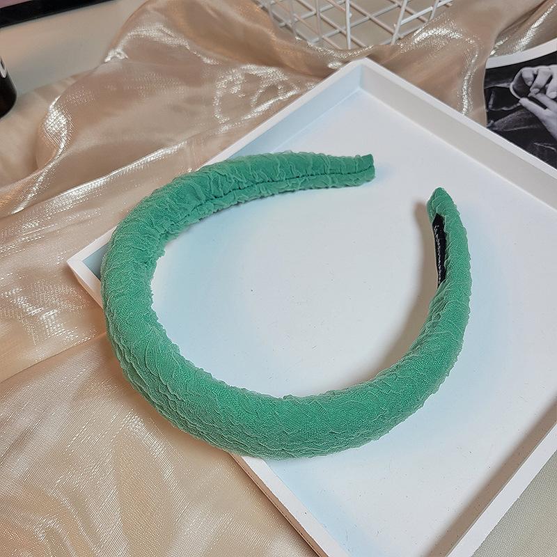 Candy-colored high-crown headband, Korean internet celebrity style, elegant headband, age-reducing wide-brimmed hair headband, hair ornament
