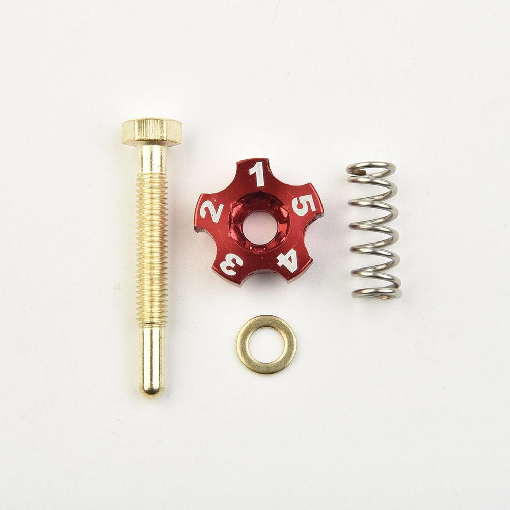 Idle Speed Adjuster Screw Motorcycle Carburetor Red Screw Set