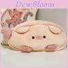 Pig Plush Pencil Case With Heart Charm For Kids And Students