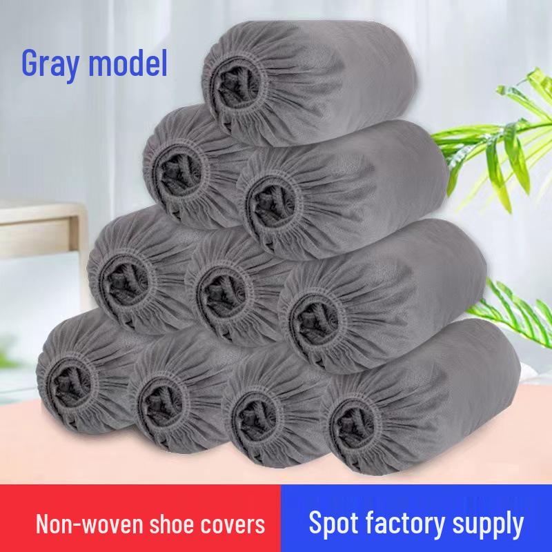 Disposable Non-Woven Dustproof Non-Slip Breathable Shoe Covers for Indoor Use In Homes, Workshops, and Cleanrooms