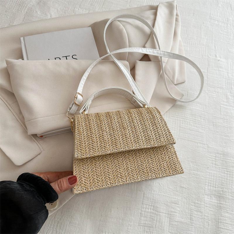 Trendy Woven Small Square Bag For Women Perfect For Everyday Use In Spring