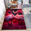Multiple Sizes Flamingo and Love Pattern Carpets Bedroom Play Mats Rug Bedroom Decor Carpet Livingroom Rug Crawl Mat