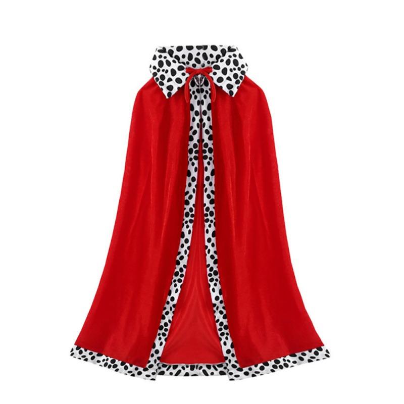 Halloween Cloak Children Adult King Prince Dress Up Show Costume Christmas Cloak Red Cloak Shawl