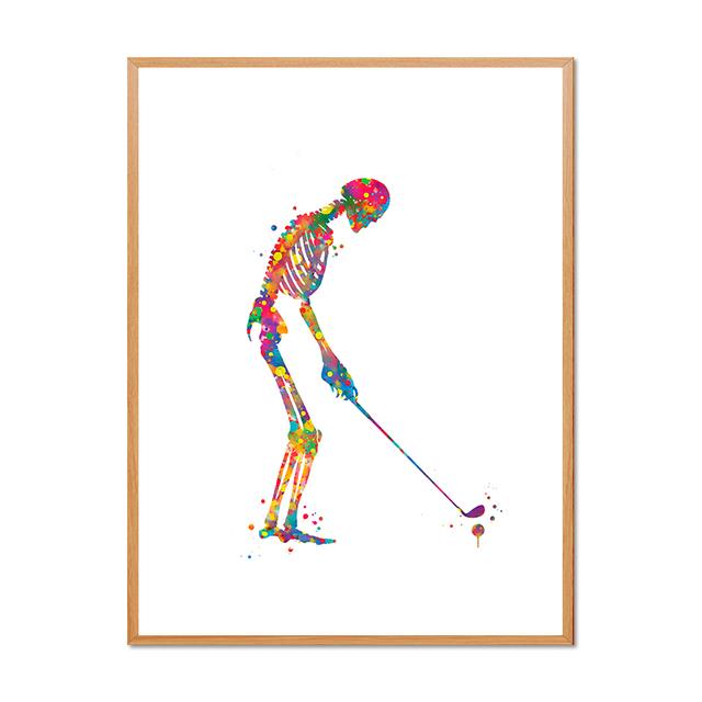 Human Skeleton Medical Anatomy Diagram Decorative Painting Limbs Structure Diagram Poster Room Wall Art Prints Modern Home Decor No Frame