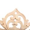 Woodcarving Decal Corner Applique Frame Door Decor Wall Furniture Decorative Figurines Wood Applique For Furniture Cabinet Decal