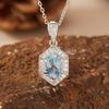 Womens Gemstone Pendant Necklace Chain Fashion Jewelry