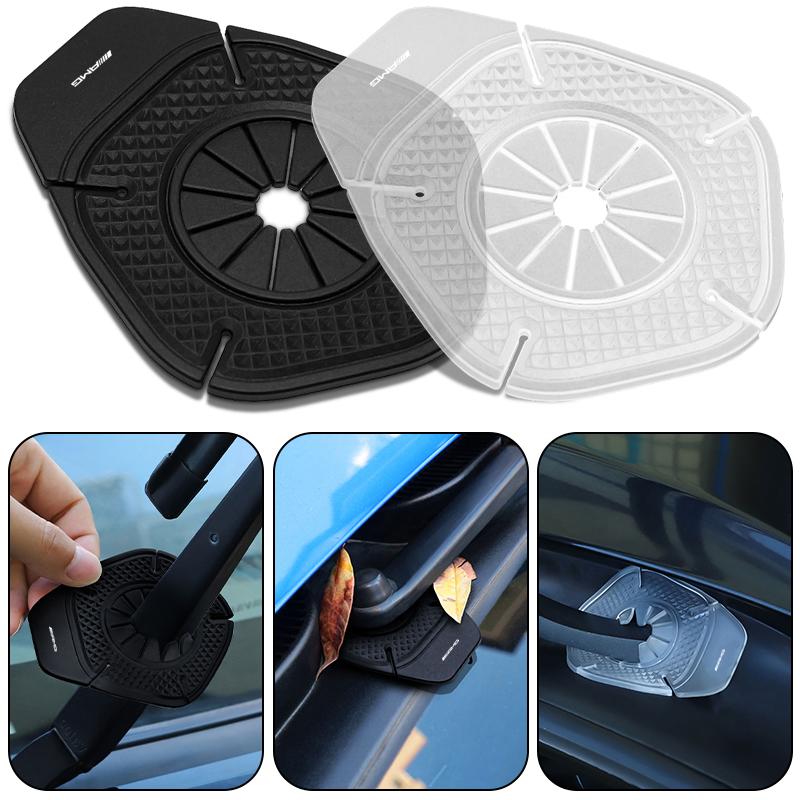 2Pcs Car Windshield Wiper Protective Cover Dust Wiper Styling For Mercedes Benz AMG W212 W205 W246 W177 W176 W213 GLC GLE GLS ML Welcome Laser Lamp