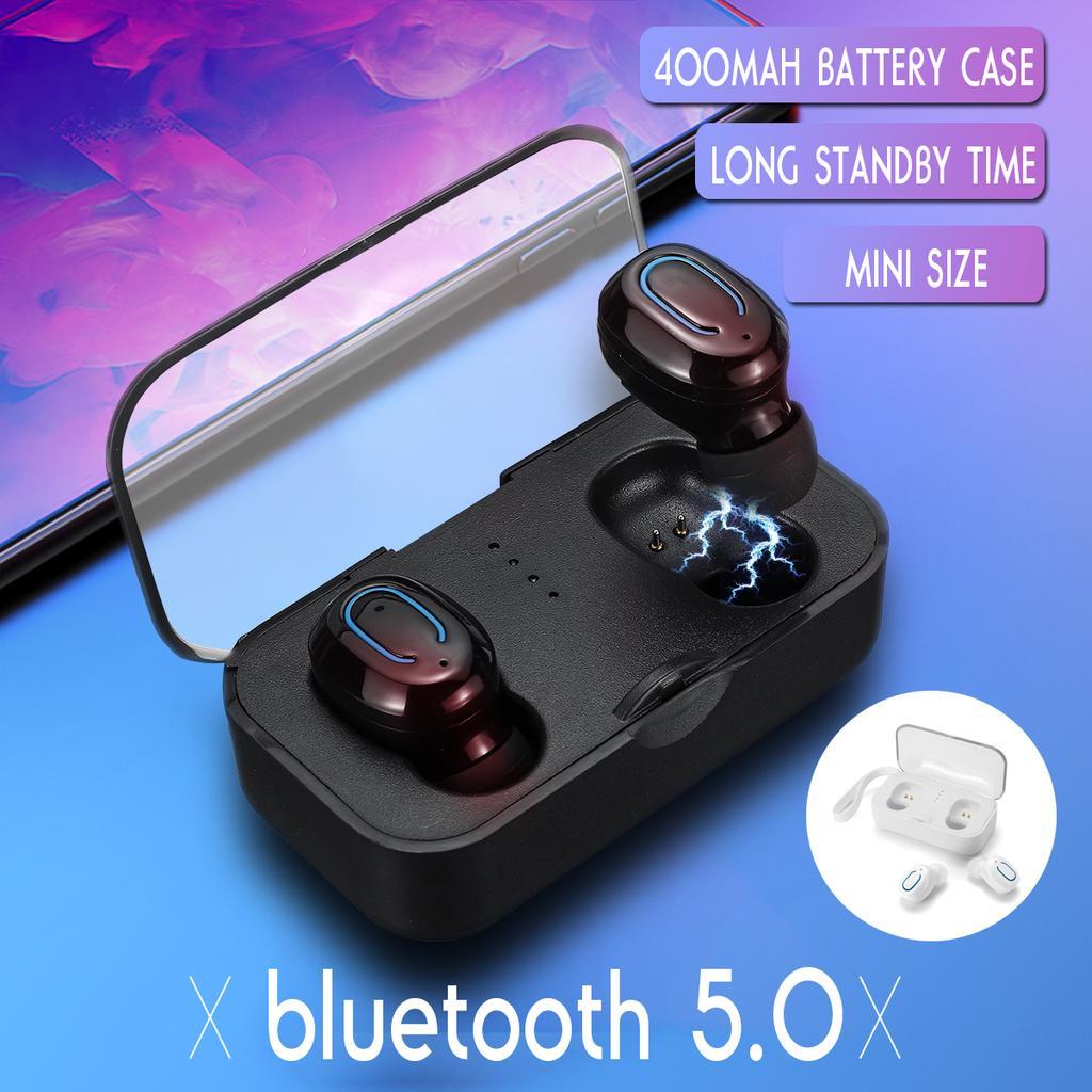 

TWS Беспроводная гарнитура Bluetooth 5.0 Earbuds Hifi Stereo Наушники Басс Спорт Наушники Сильная батарея