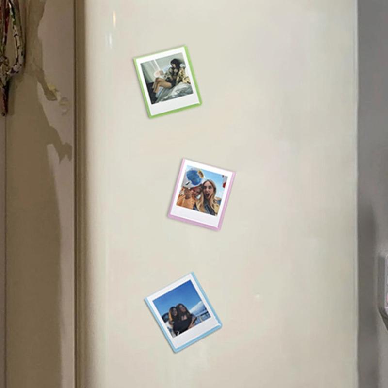 Reusable Blank Photo Insert Magnets Magnetic Pictures Frame Photo Sleeves Easily Change and Stick Wide Photos on Metal