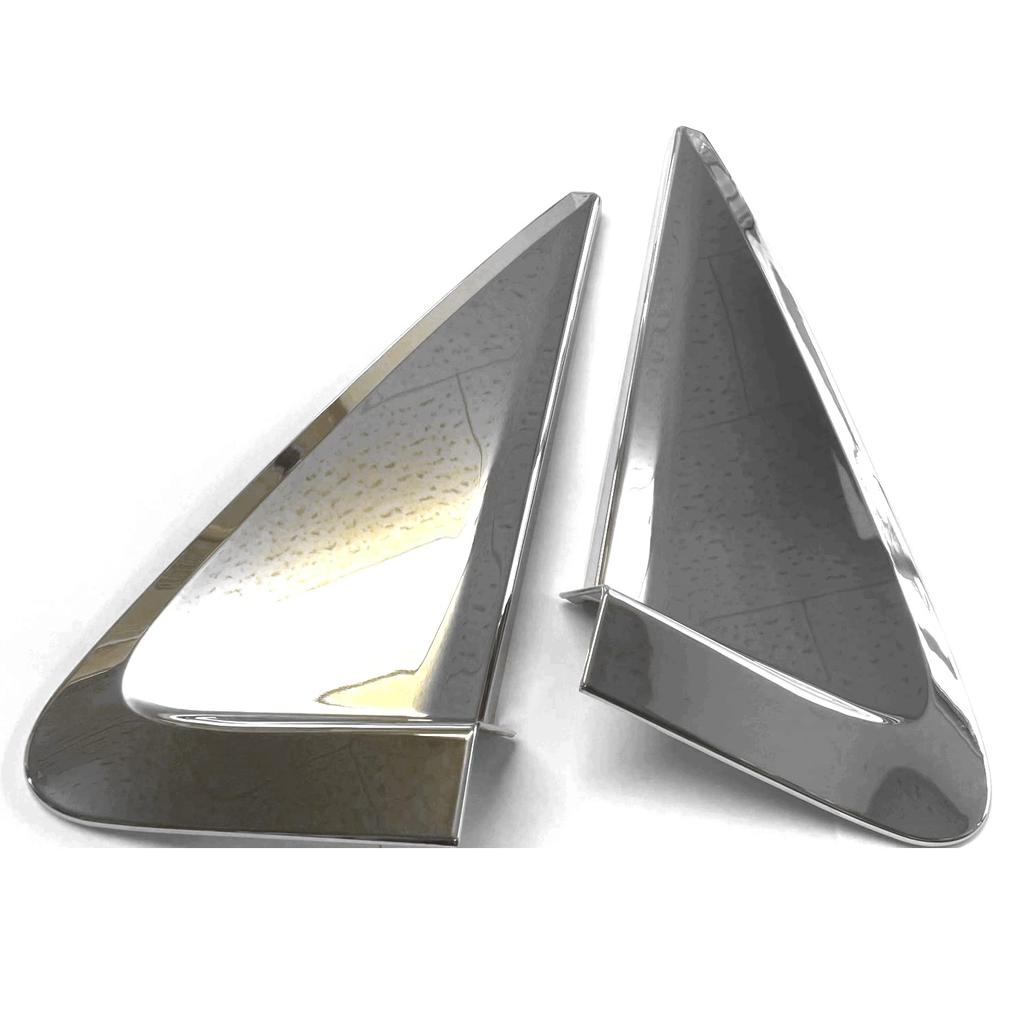 CGP Door Mirror Base Covers, Adhesive Type, Chrome, for Late Model Hijet Trucks (December 2021 and later), CGP-5945