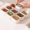 Seasoning Box Kitchen Sealed Spice Storage Box Food Grade Transparent Seasoning Box Refrigerator Fresh-Keeping Box With Handle YLE590